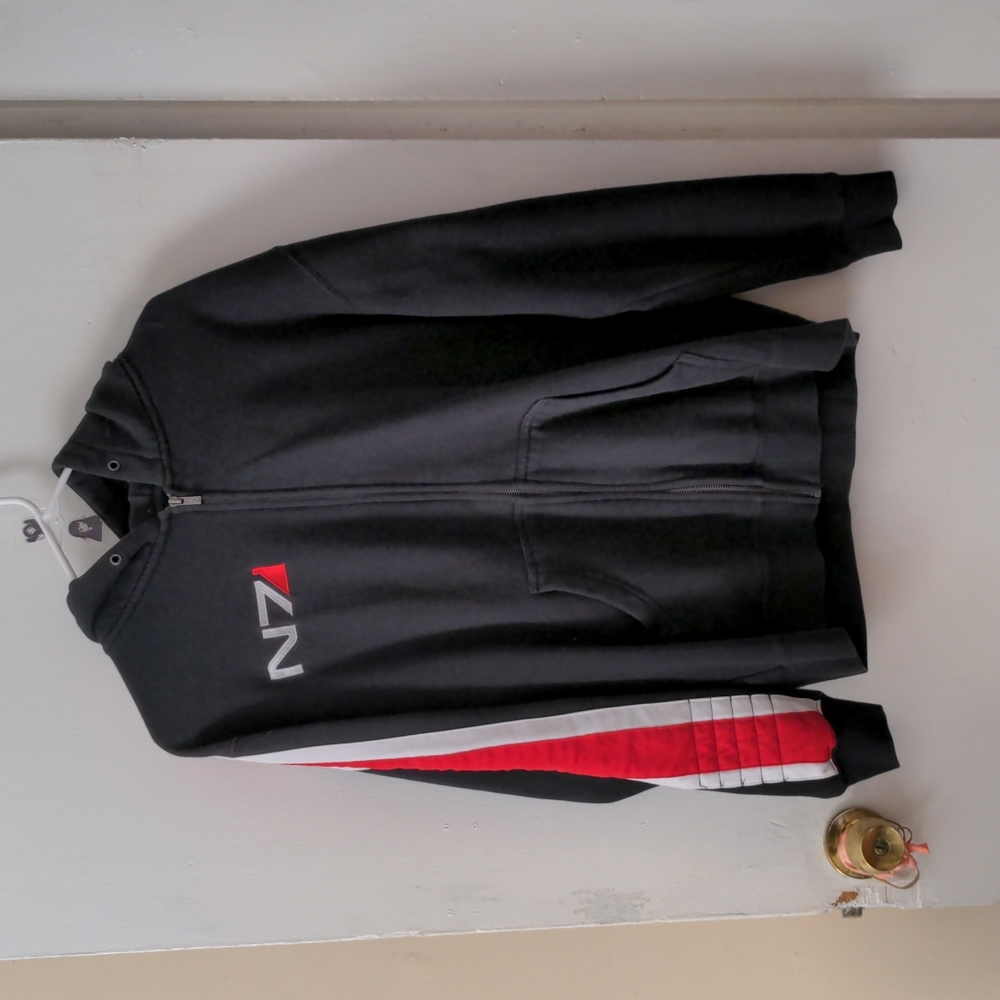N7 Mass effect stripe hoodie